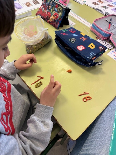 numeros plastilina