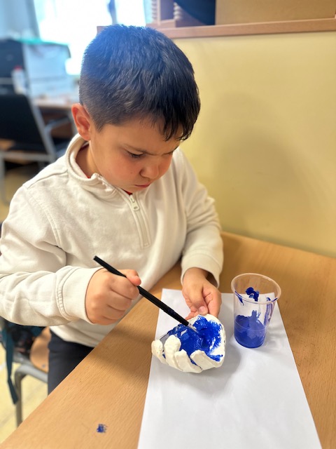 pintar mano